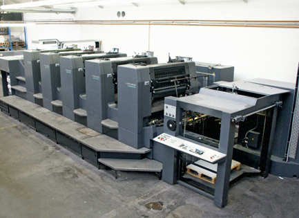 Ausstattung der Druckerei